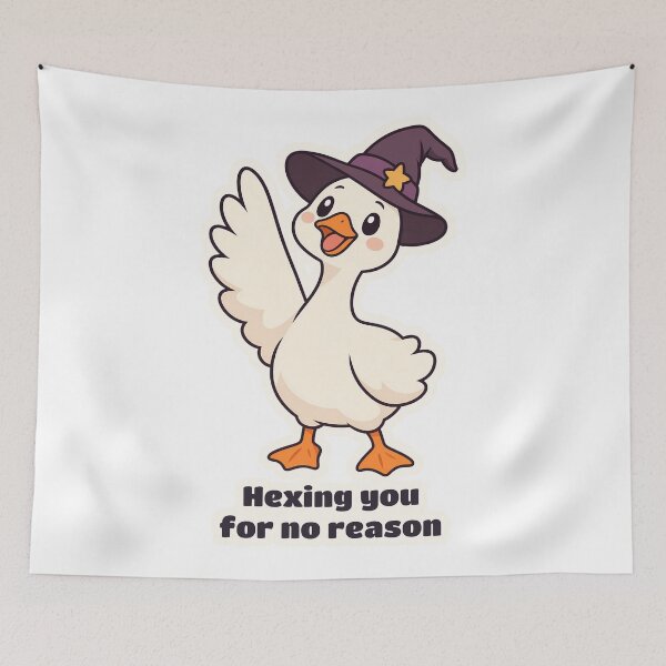 Item preview, Silly Goose Witch Hexing You For No Reason designed and sold by OuqCreations.