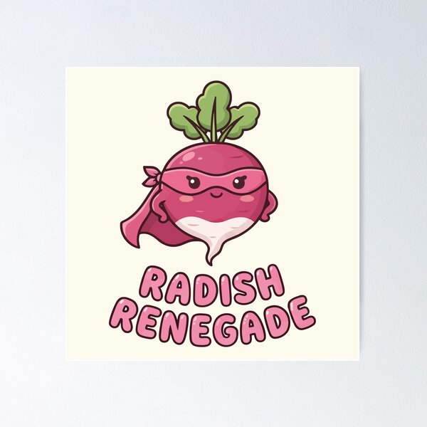 Item preview, Radish Renegade Superhero designed and sold by Amir Faysal.