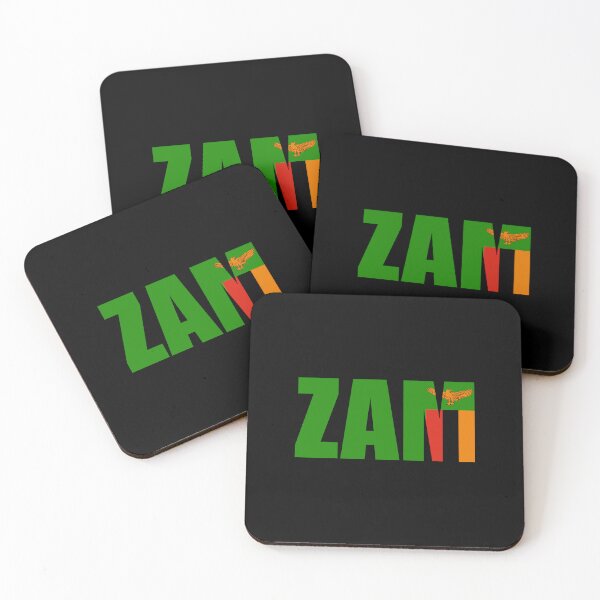 Item preview, Zambia Flag Initials ZM designed and sold by shitpostee.
