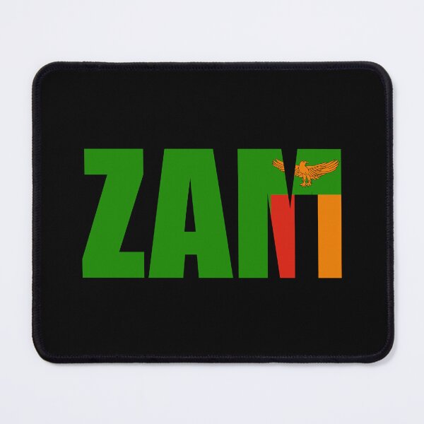 Item preview, Zambia Flag Initials ZM designed and sold by shitpostee.