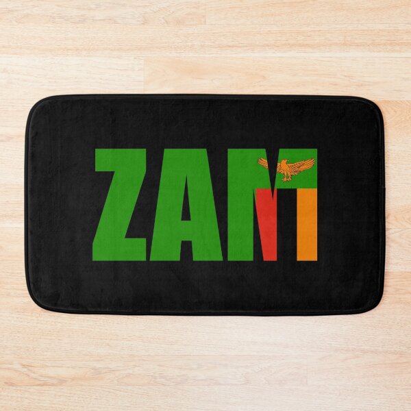 Item preview, Zambia Flag Initials ZM designed and sold by shitpostee.