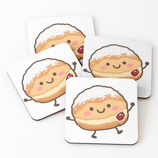 Item preview, Kawaii donut character designed and sold by LongIslandDesgn.