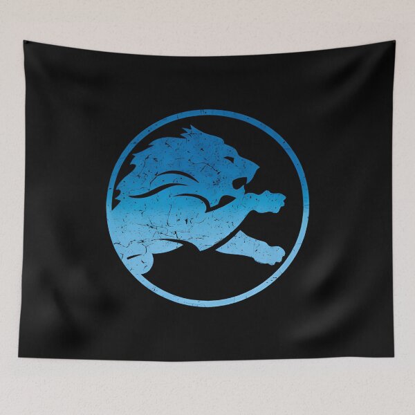 Item preview, Blue Lion Grunge Circle designed and sold by draxx-grav.