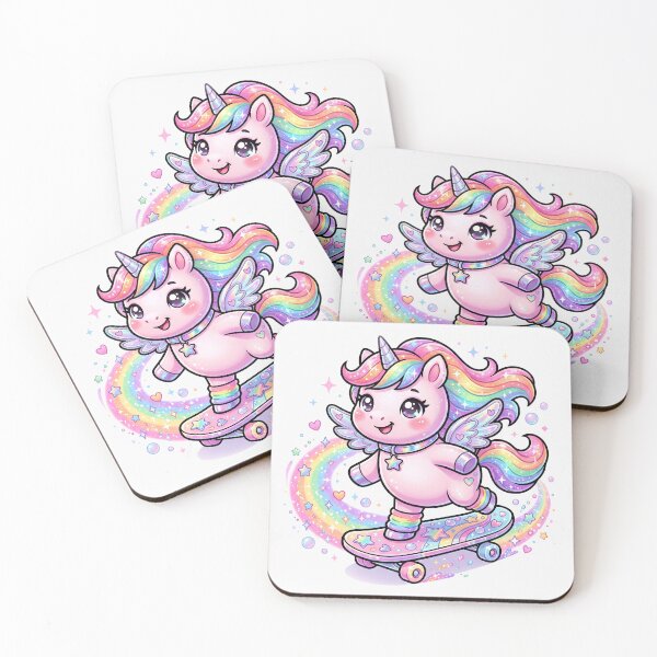 Item preview, Skateboarding Unicorn designed and sold by naragon4289.