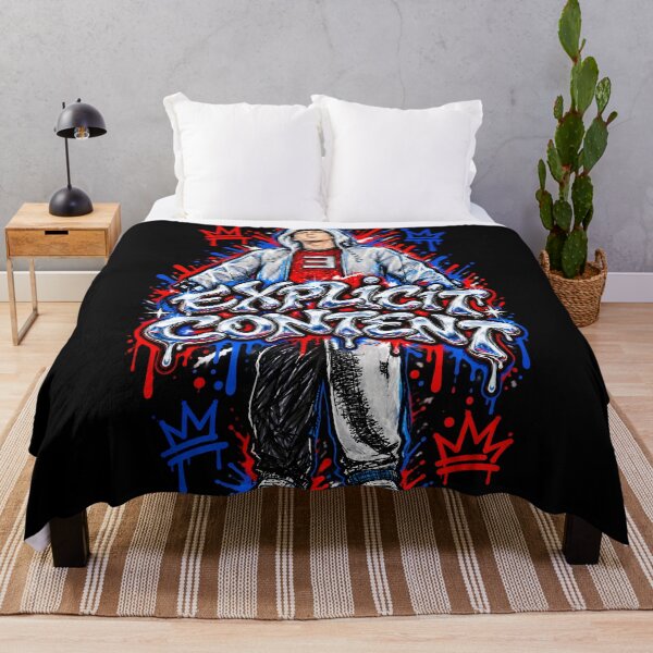 Item preview, Eminem Explicit Content Graffiti Street Art Illustration designed and sold by jvrgraphs.