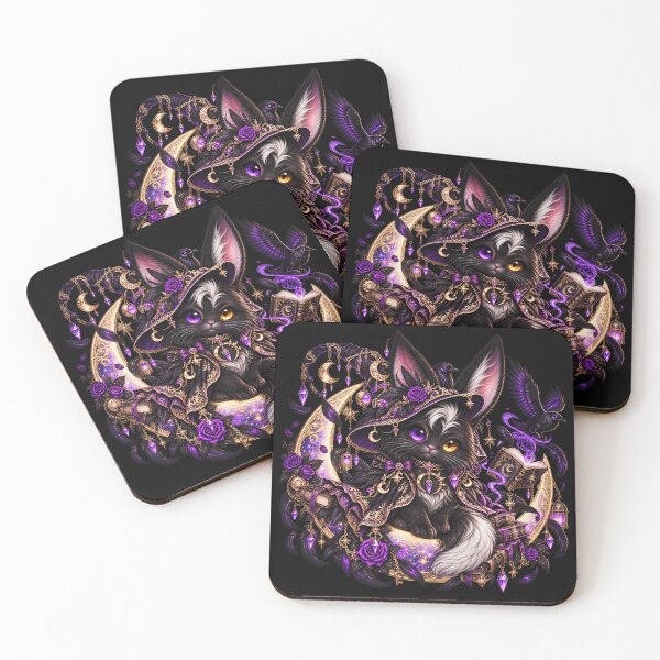 Item preview, Mitzy the Mystic Seer – Gothic Anime Rabbit | Luna’s Forest Friends designed and sold by TheInkRaven.