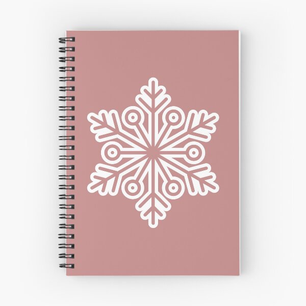Item preview, Winter Snowflake Dusty Rose Seamless Pattern Art designed and sold by ​Jyoti Digital Artist.