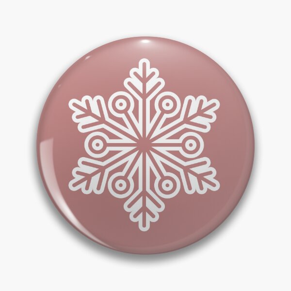 Item preview, Winter Snowflake Dusty Rose Seamless Pattern Art designed and sold by ​Jyoti Digital Artist.