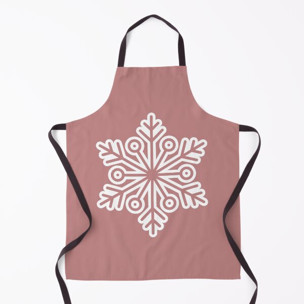 Item preview, Winter Snowflake Dusty Rose Seamless Pattern Art designed and sold by ​Jyoti Digital Artist.