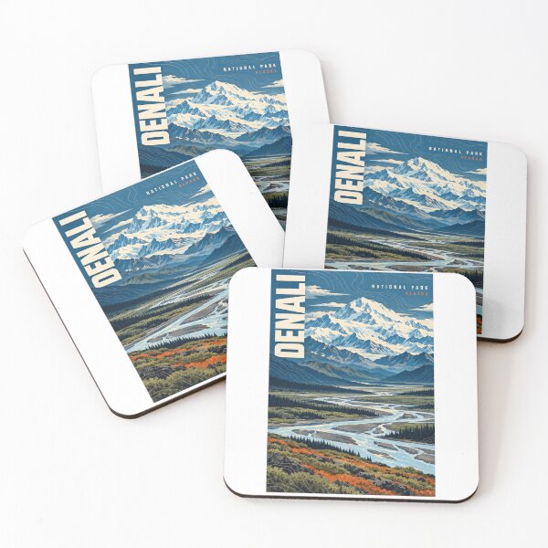 Item preview, Denali National Park - Alaska  designed and sold by GoodOldVintage.