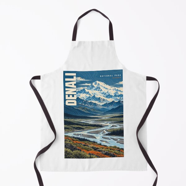 Item preview, Denali National Park - Alaska  designed and sold by GoodOldVintage.