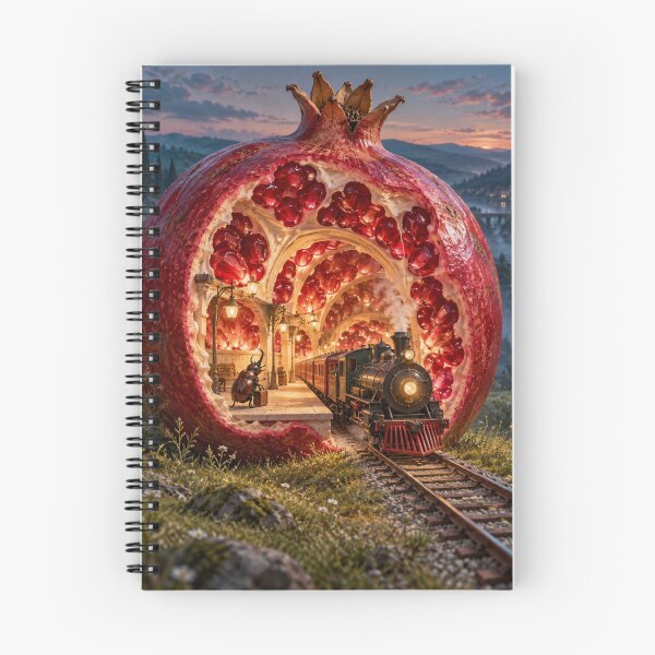 Item preview, The Pomegranate Express — A Railway Hidden Within designed and sold by SEIMEI2025.