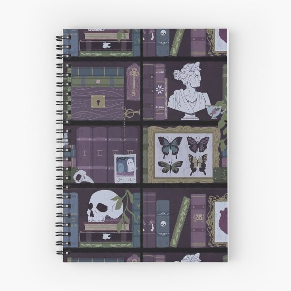 Item preview, Dark Academia Gothic Bookshelf Pattern – Vintage Library Gift designed and sold by · GAMING SOUL ·.