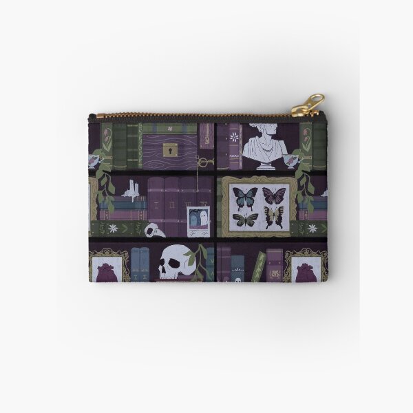 Item preview, Dark Academia Gothic Bookshelf Pattern – Vintage Library Gift designed and sold by · GAMING SOUL ·.