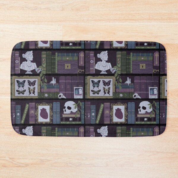 Item preview, Dark Academia Gothic Bookshelf Pattern – Vintage Library Gift designed and sold by · GAMING SOUL ·.