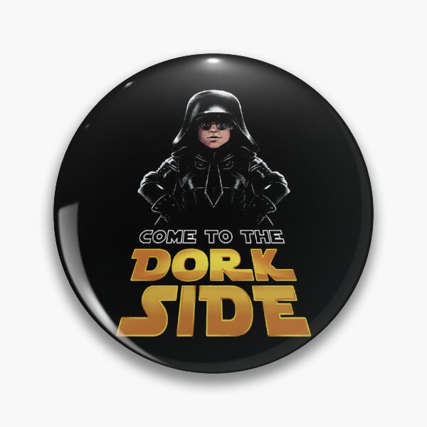 Item preview, Come To The Dork Side Sci-Fi Comedy Parody Helmet Art designed and sold by EruvynStudiose.