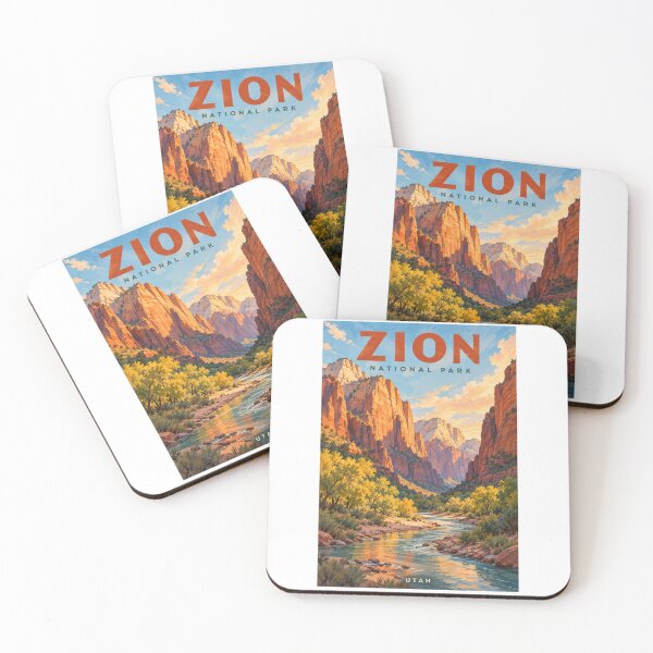 Item preview, Zion National Park - Utah  designed and sold by GoodOldVintage.