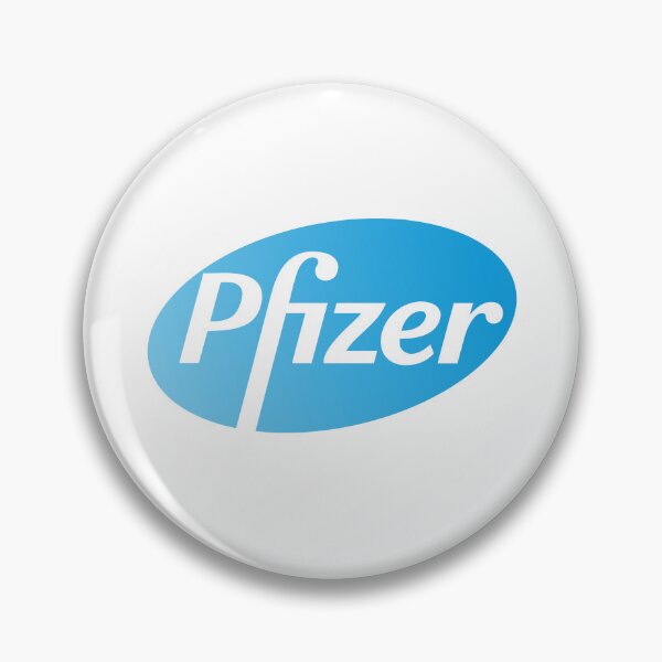 Item preview, Pfizer Logo – Blue Gradient Oval Pharmaceutical Company Brand Emblem designed and sold by Mironyh.