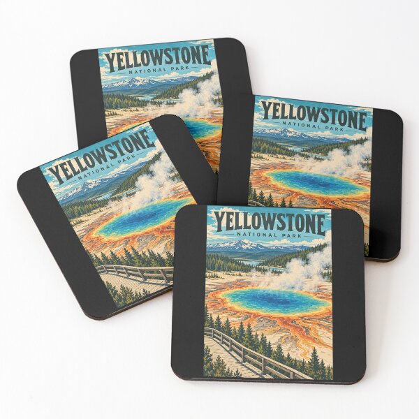 Item preview, Yellowstone National Park  designed and sold by GoodOldVintage.