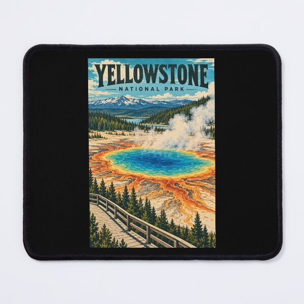 Artikelvorschau, Yellowstone-Nationalpark entworfen und verkauft von GoodOldVintage.