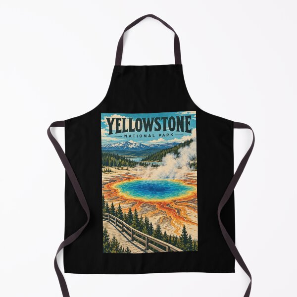 Item preview, Yellowstone National Park  designed and sold by GoodOldVintage.
