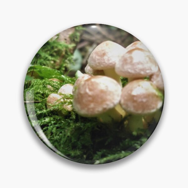 Item preview, Woodland Mushrooms Cream and Green designed and sold by Am Fear Liath Mòr Designs.