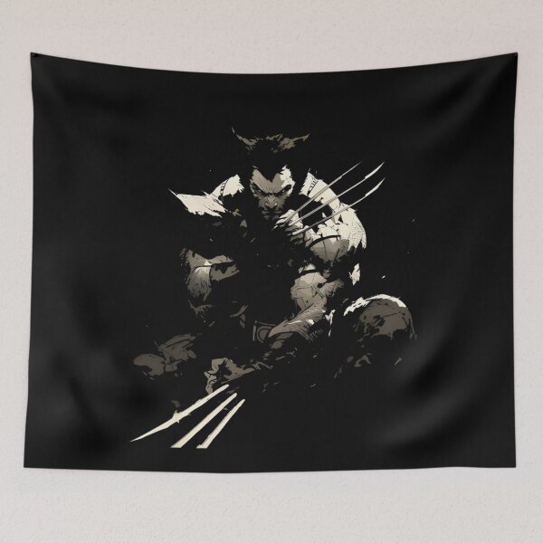 Item preview, WolverinesClaws Extended Dark Comic Fan Art designed and sold by EruvynStudiose.