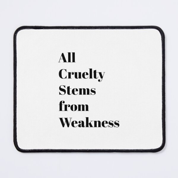 Item preview, All cruelty stems from weakness - Seneca Quote Stoic Wisdom designed and sold by Inspirationmotivation.