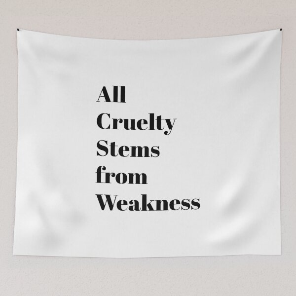 Item preview, All cruelty stems from weakness - Seneca Quote Stoic Wisdom designed and sold by Inspirationmotivation.