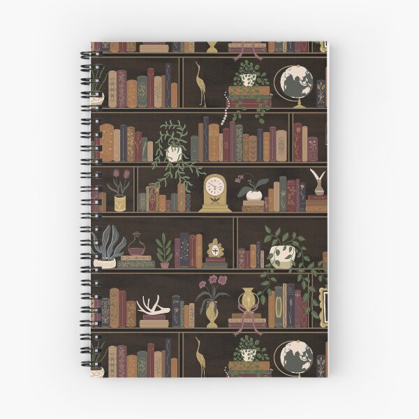 Item preview, Dark Academia Cozy Library Bookshelf Pattern – Vintage Bookworm Gift designed and sold by · GAMING SOUL ·.