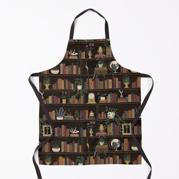 Item preview, Dark Academia Cozy Library Bookshelf Pattern – Vintage Bookworm Gift designed and sold by · GAMING SOUL ·.