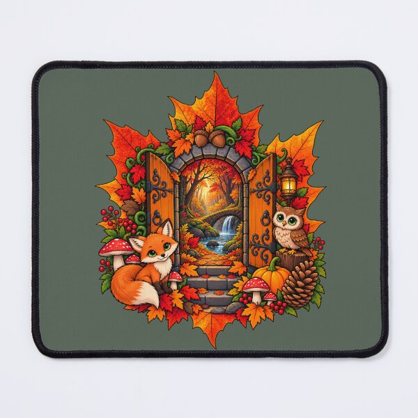 Item preview, Enchanted Autumn Portal – Magical Forest Adventure designed and sold by Aimetoi.