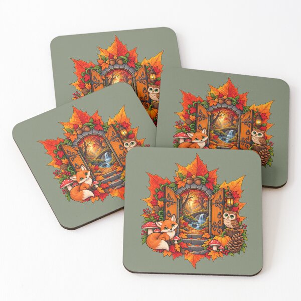 Item preview, Enchanted Autumn Portal – Magical Forest Adventure designed and sold by Aimetoi.