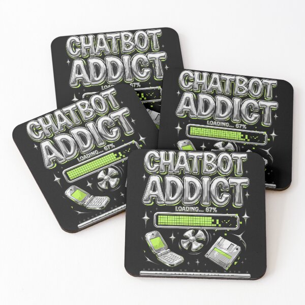 Item preview, Chatbot Addict Loading 67 Percent Y2K Chrome Lime Green Retro Tech Flip Phone Floppy Disk Funny AI Design designed and sold by DarylWelsh2024.