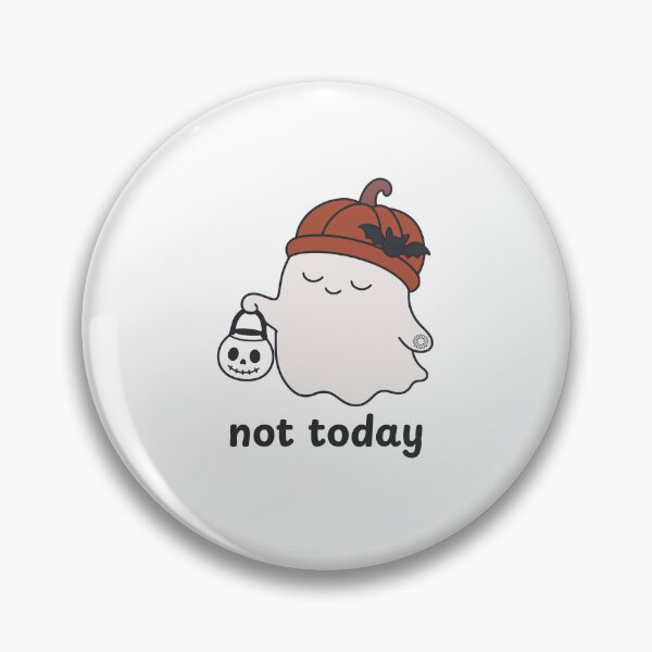 Item preview, Pumpkin Beanie Ghost | Not Today Halloween Aesthetic designed and sold by suncorner28.
