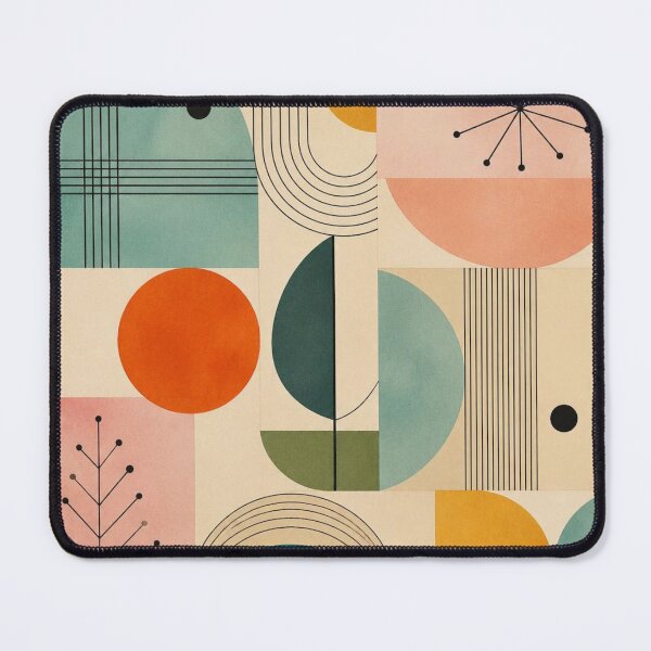 Item preview, Mid-Century Modern Watercolor Starburst - Vintage Pastel Geometric - Retro Modernist Art designed and sold by GrinGalore.
