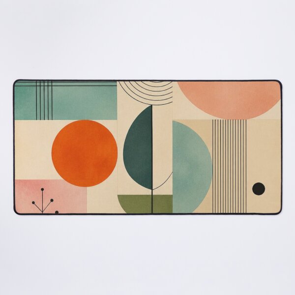 Item preview, Mid-Century Modern Watercolor Starburst - Vintage Pastel Geometric - Retro Modernist Art designed and sold by GrinGalore.