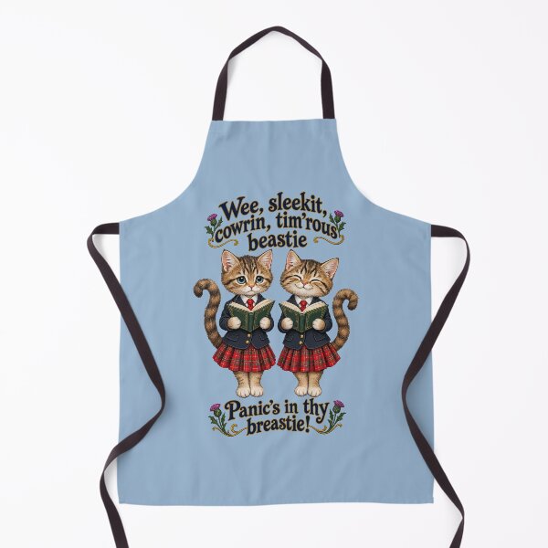 Item preview, Panics In Thy Breastie Burns Night Feline Recital designed and sold by taiche.