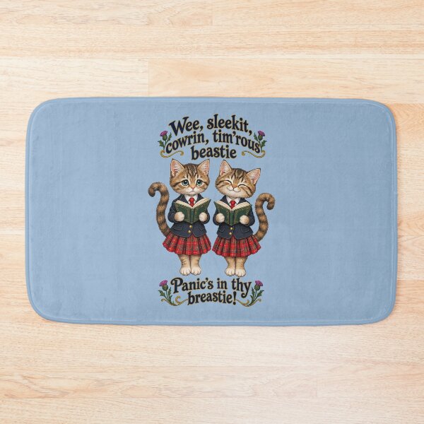 Item preview, Panics In Thy Breastie Burns Night Feline Recital designed and sold by taiche.
