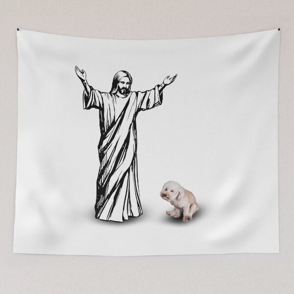 Item preview, Jesus Dog Scooting designed and sold by letitrip.