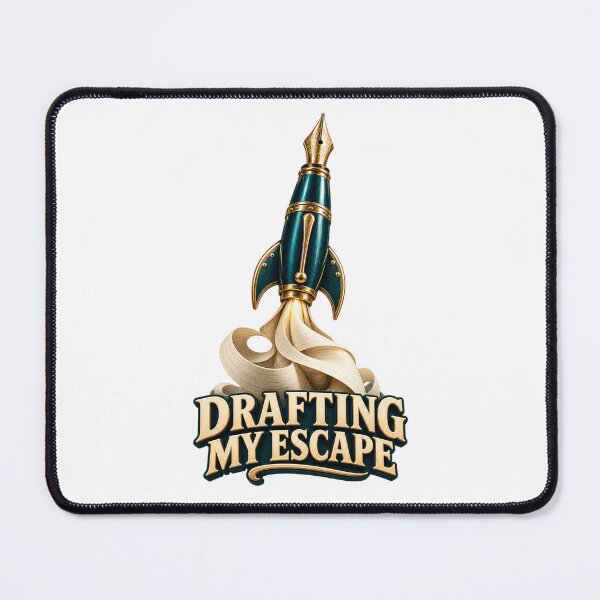Item preview, Drafting My Escape Fountain Pen Rocket designed and sold by TrendTribeTP.