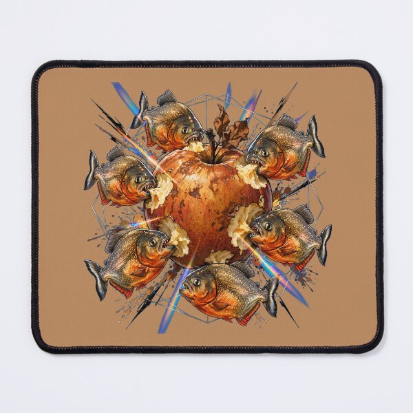 Item preview, Funny Piranhas Eating a Rotten Apple designed and sold by m-y-A-I-A-R-T-.