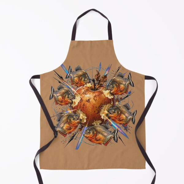 Item preview, Funny Piranhas Eating a Rotten Apple designed and sold by m-y-A-I-A-R-T-.