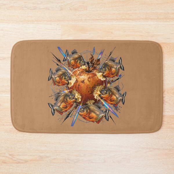 Item preview, Funny Piranhas Eating a Rotten Apple designed and sold by m-y-A-I-A-R-T-.