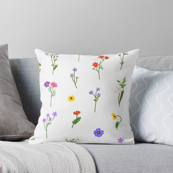 Item preview, Pastel Wildflower Meadow Seamless Floral Pattern designed and sold by ShivCraftStudio.