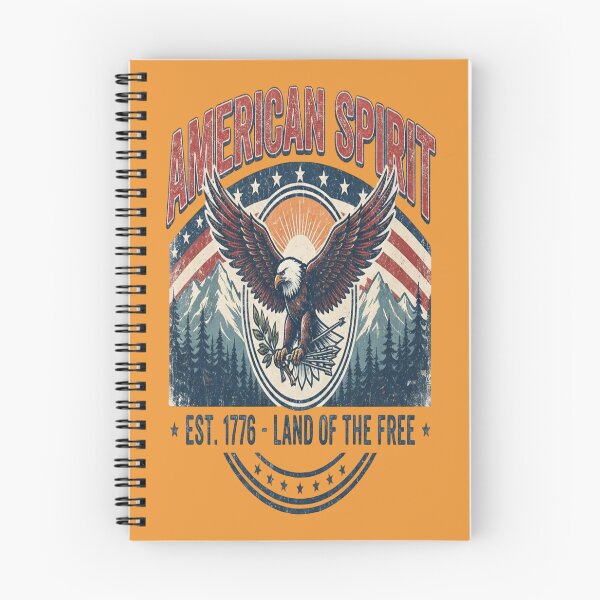 Item preview, American Spirit Vintage Eagle Retro USA Patriotic 1776 Land of the Free designed and sold by Mmarchi1991.