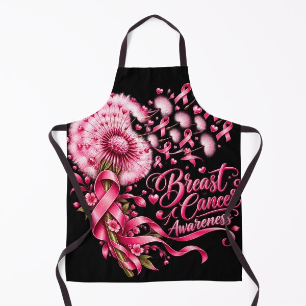 Item preview, Breast Cancer Awareness Pink Dandelion Ribbon designed and sold by VGAfanatic.