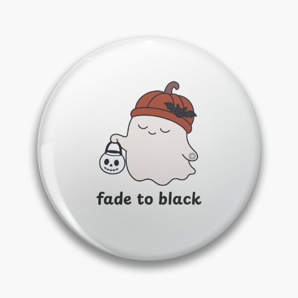 Item preview, Pumpkin Beanie Ghost | Fade to Black Halloween Aesthetic designed and sold by suncorner28.