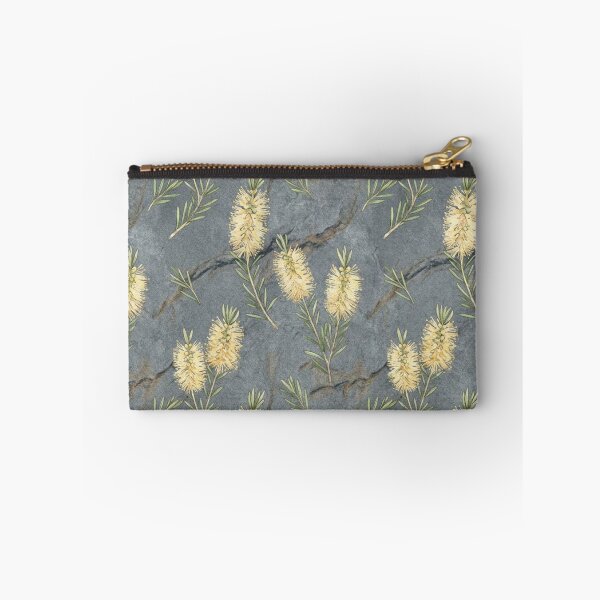 Item preview, Cream Bottlebrush Wildflower Slate Stone Botanical Pattern designed and sold by Studio BC.