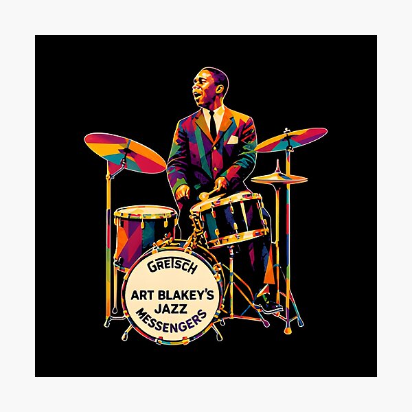 Artikelvorschau, Art Blakey Jazz Messengers Porträt entworfen und verkauft von draxx-grav.